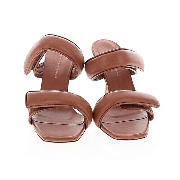 NEW GIA BORGHINI x Pernille Teisbaek Two Strap Padded Adjustable Heels Sandal - Picture 7 of 9